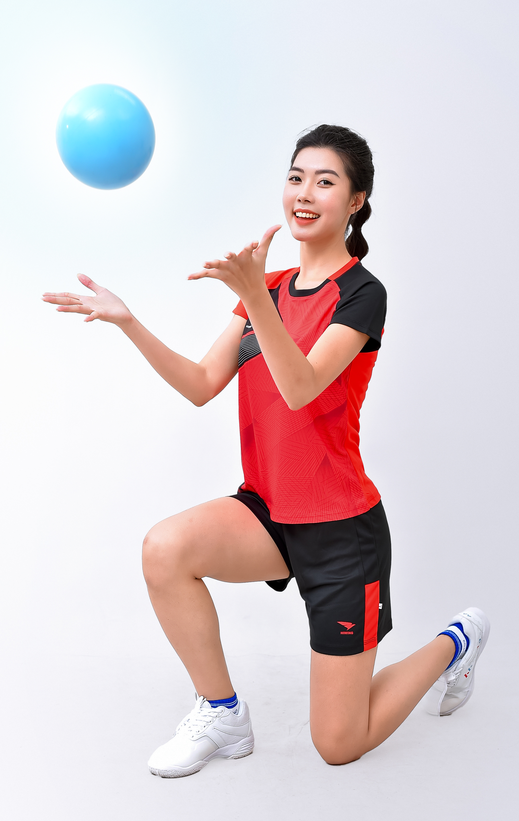 Áo bóng chuyền Nữ Hiwing H12 màu Đỏ